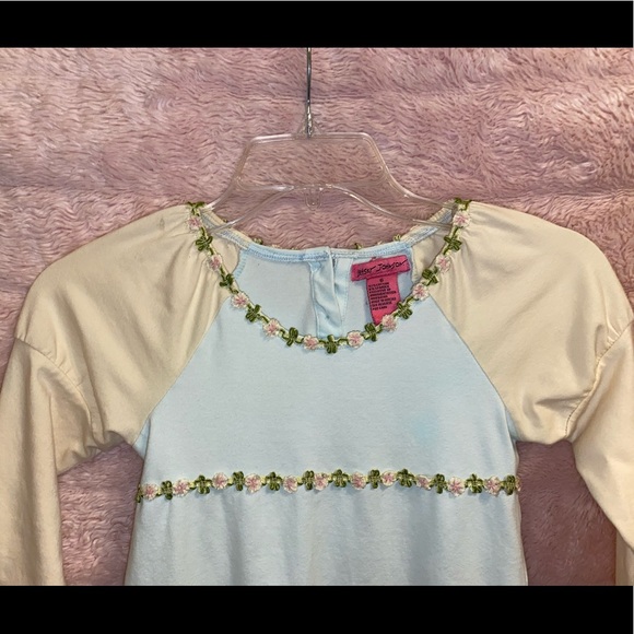 Betsey Johnson Girls Boutique Dress 6 Silk Roses - Picture 3 of 6